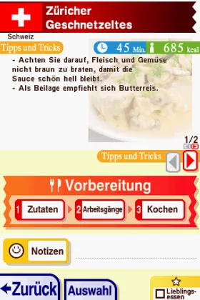 Cooking Guide - Can't Decide What to Eat (Europe) (Rev 1) screen shot game playing